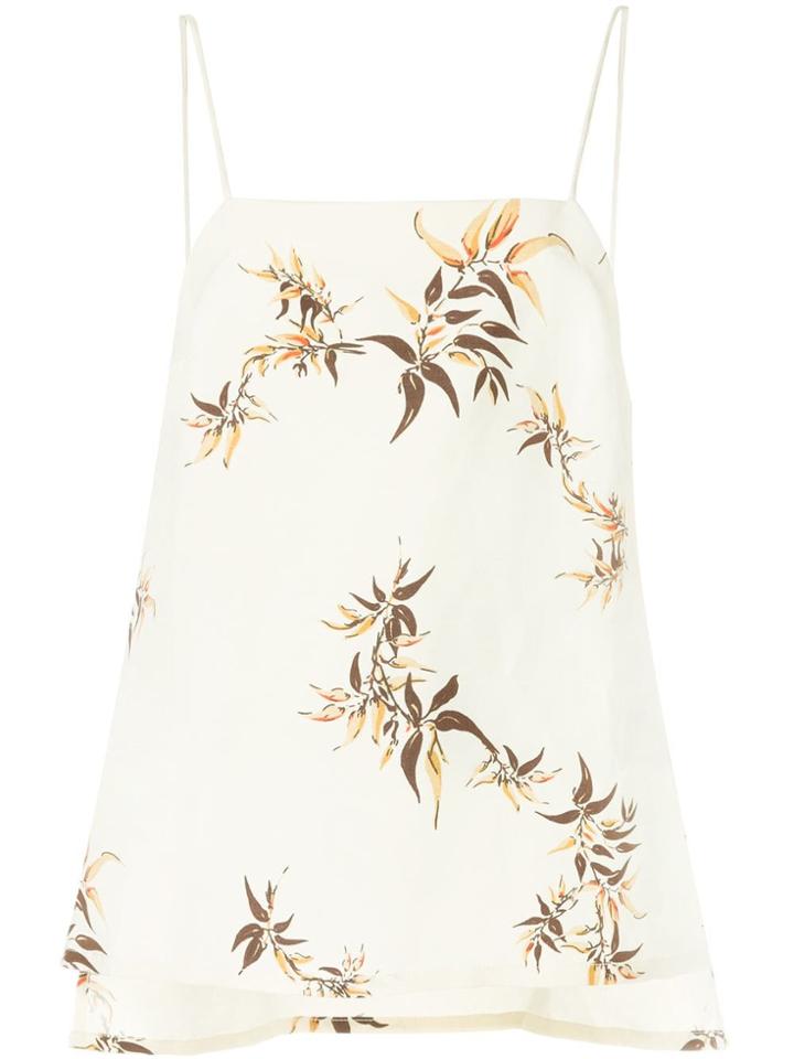 Matin Bamboo Print Top - Neutrals