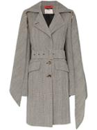 Ronald Van Der Kemp Collared Trench Coat - Black