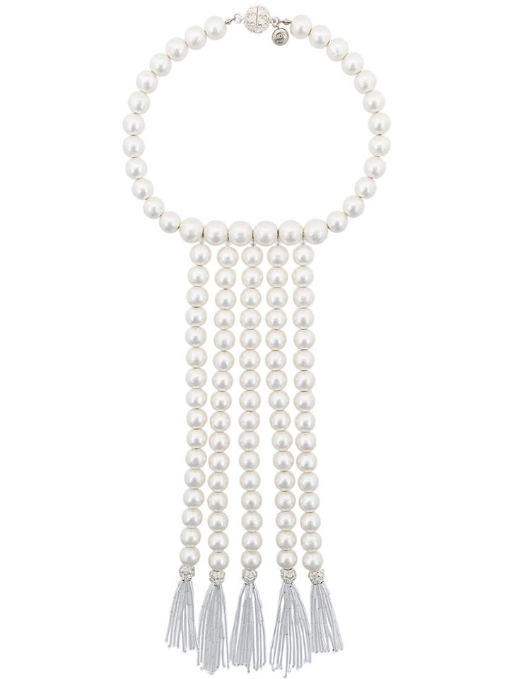Moy Paris Bib Necklace - White
