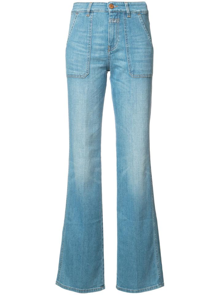 Closed - High Waisted Jeans - Women - Cotton/spandex/elastane - 24, Blue, Cotton/spandex/elastane