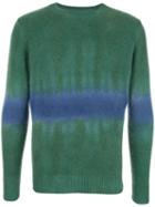 The Elder Statesman Knit Tie-dye Sweater - Green