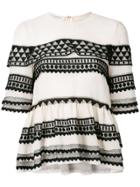 Philosophy Di Lorenzo Serafini Embroidered Panel Blouse - Nude &