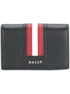 Bally Logo Stripe Wallet - Black