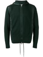 Moncler - Hooded Cardigan Jacket - Men - Cotton/polyamide - Xl, Green, Cotton/polyamide