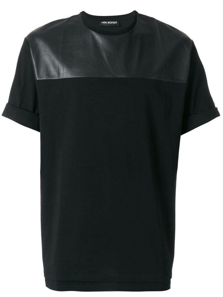 Neil Barrett Panelled T-shirt - Black
