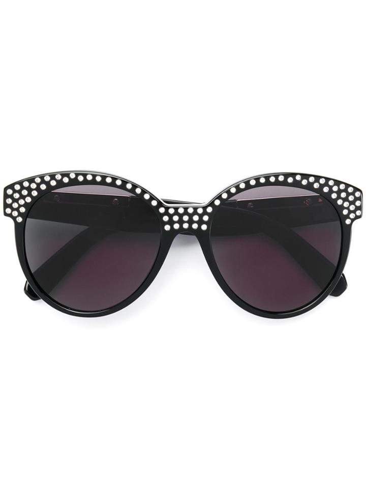 Philipp Plein Crystal Embellished Sunglasses - Black