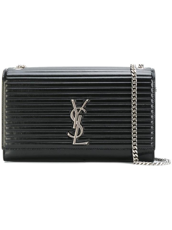 Saint Laurent - Medium Monogram Shoulder Bag - Women - Calf Leather - One Size, Black, Calf Leather