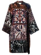 Chloé Tapestry Jacquard Wrap Coat