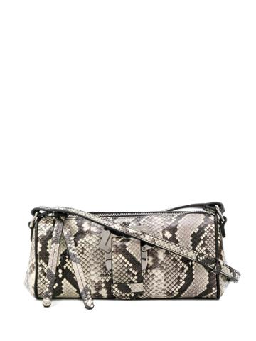 Paula Cademartori Barù Savage Snakeskin Shoulder Bag. - Neutrals