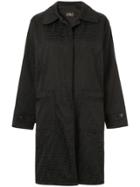 Fendi Pre-owned Long Sleeve Coat Jacket - Black