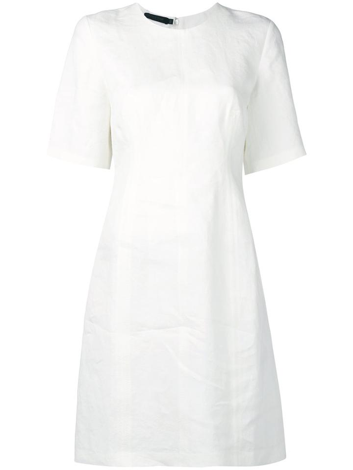 Calvin Klein Collection - Flared Dress - Women - Linen/flax - 42, White, Linen/flax