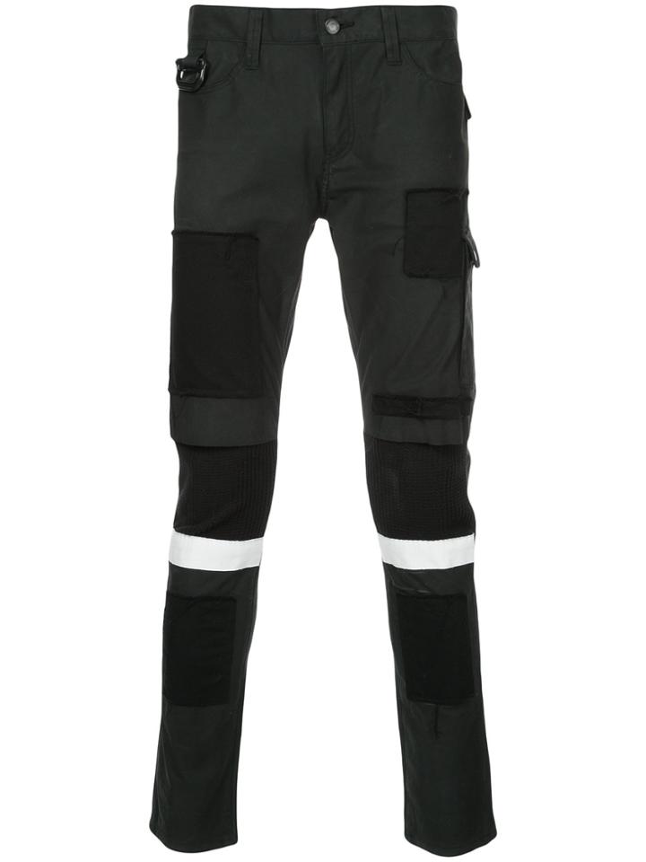 Undercover Patches Skinny Trousers - Black