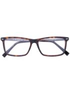 Ermenegildo Zegna - Square-frame Optical Glasses - Men - Acetate/metal - 56, Black, Acetate/metal