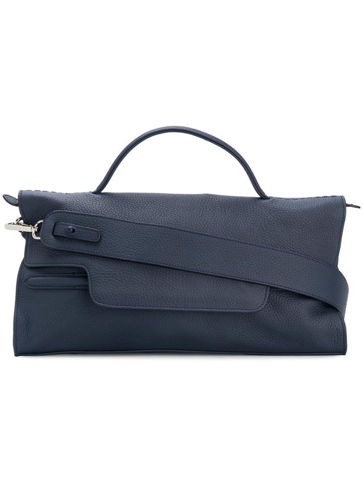Zanellato Flap Tote - Blue