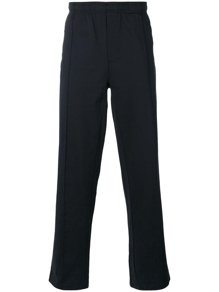 Our Legacy - Elasticated Straight Jogging Trousers - Men - Cotton/polyester - M, Blue, Cotton/polyester