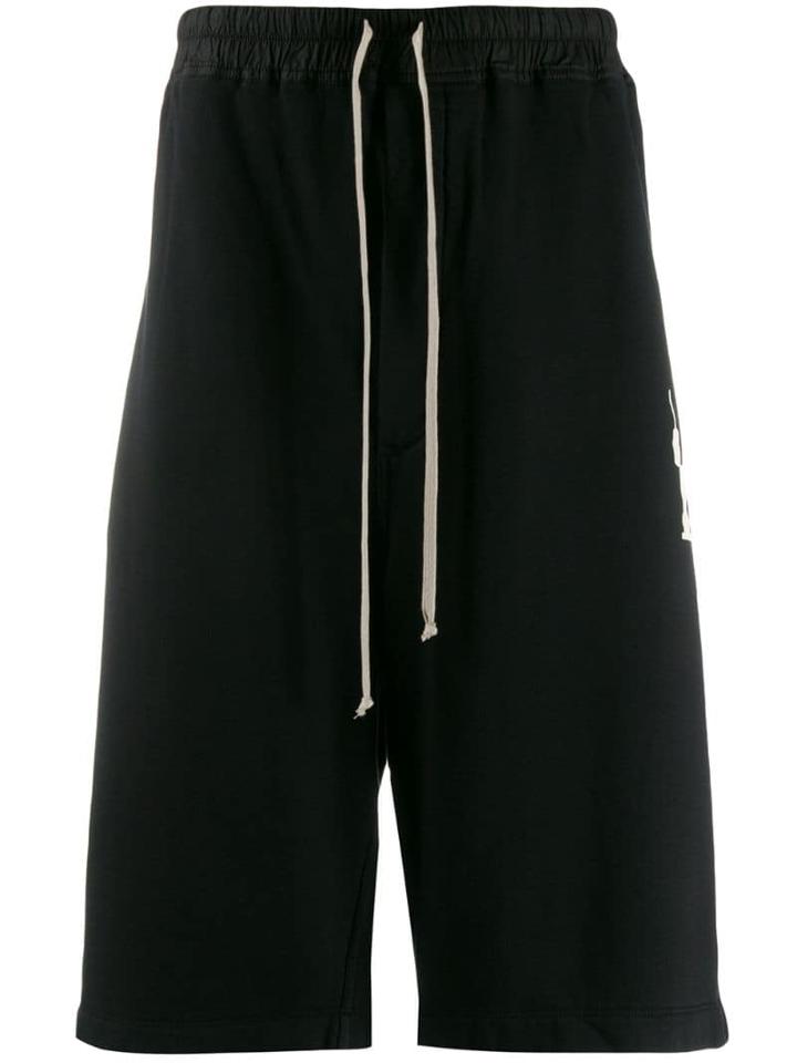 Rick Owens Drkshdw Drawstring Track Shorts - Black