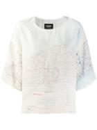 Raeburn Original 1950's Royal Air Force Escape Maps Blouse - White