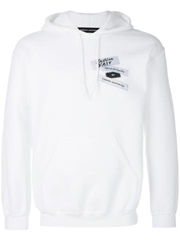 Tigran Avetisyan By Pavel An Chest Patch Hoodie - White