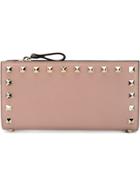 Valentino Valentino Garavani Rockstud Continental Wallet - Nude &