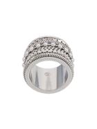 Mm6 Maison Margiela Multi-beaded Ring - Silver
