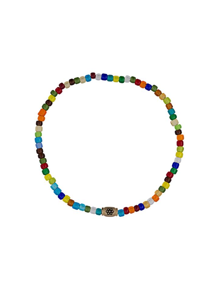 Luis Morais Small Perfect Circle Barrel Beaded Bracelet - Multicolour