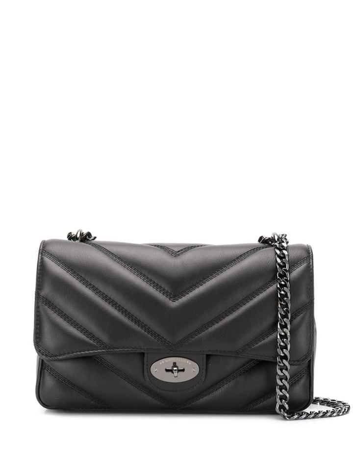Marc Ellis Panelled Shoulder Bag - Black