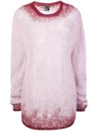 Ann Demeulemeester Ombre Knit Jumper - Pink & Purple