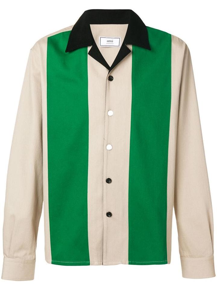 Ami Alexandre Mattiussi Camp Collar Shirt - Neutrals