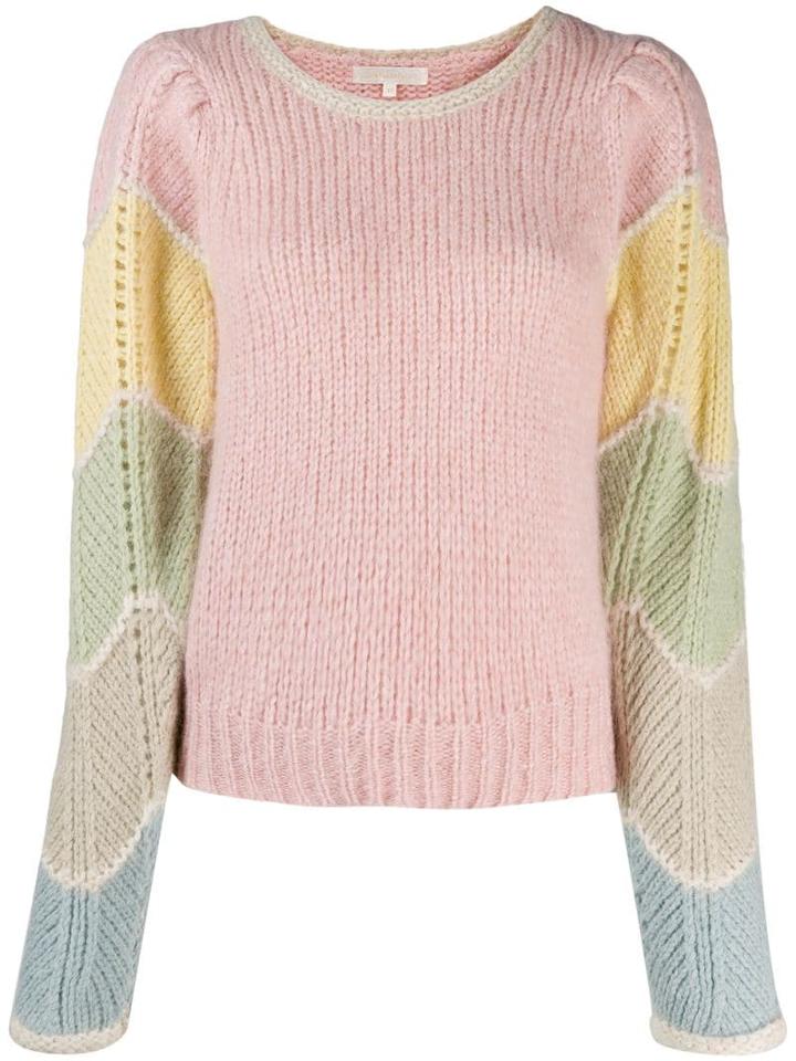 Love Shack Fancy Slim-fit Aspyn Jumper - Pink