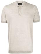 Roberto Collina Sheer Polo Shirt - Neutrals