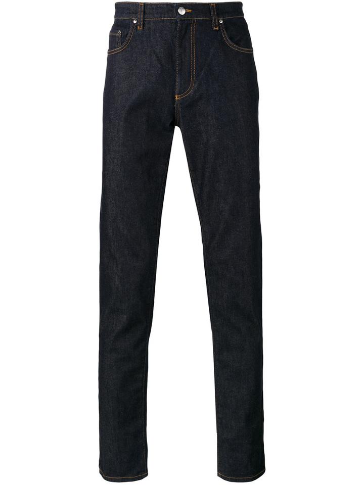 Versace Collection - Straight Leg Jeans - Men - Cotton/spandex/elastane - 28, Blue, Cotton/spandex/elastane