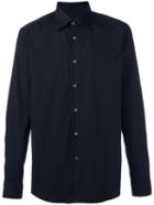Jil Sander Classic Collar Shirt, Men's, Size: 38, Blue, Cotton/spandex/elastane/polyamide