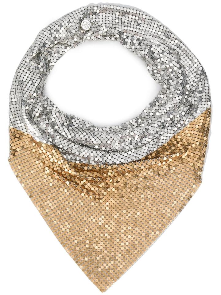 Paco Rabanne Chainmail Scarf - Silver