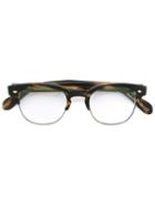 Oliver Peoples - 'hendon La' Glasses - Men - Acetate/metal (other) - One Size, Brown, Acetate/metal (other)