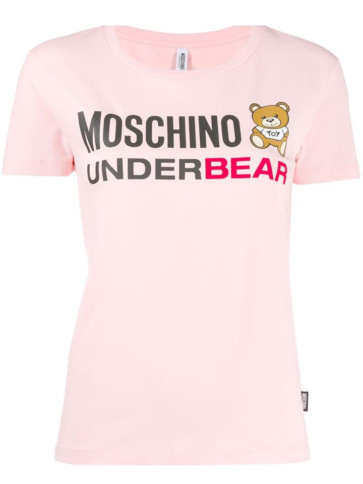Moschino Statement Logo T-shirt - Pink