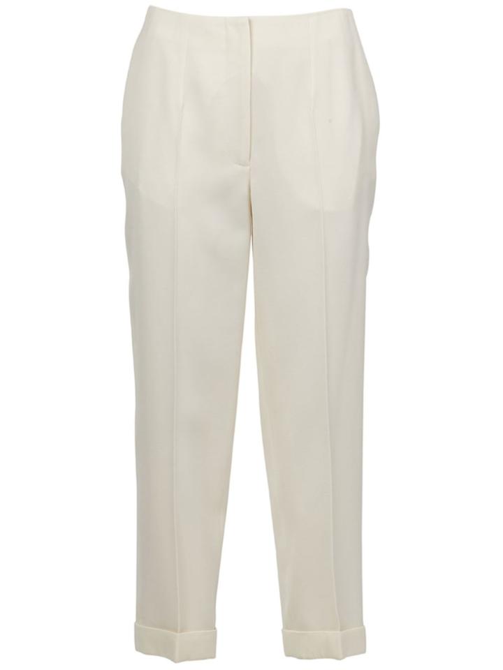 Alexander Mcqueen Cropped Trousers - White