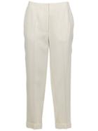 Alexander Mcqueen Cropped Trousers - White