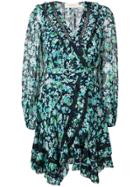 Zimmermann Moncur Wrap Dress - Blue