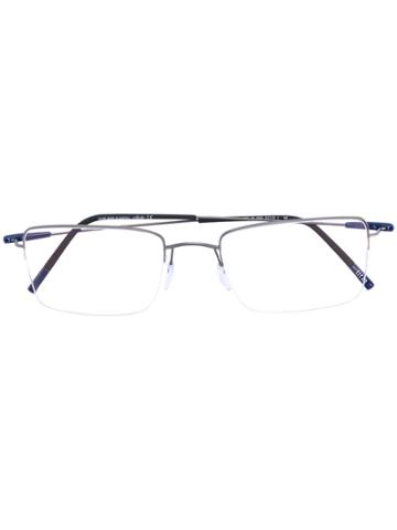 Silhouette Square Glasses - Grey