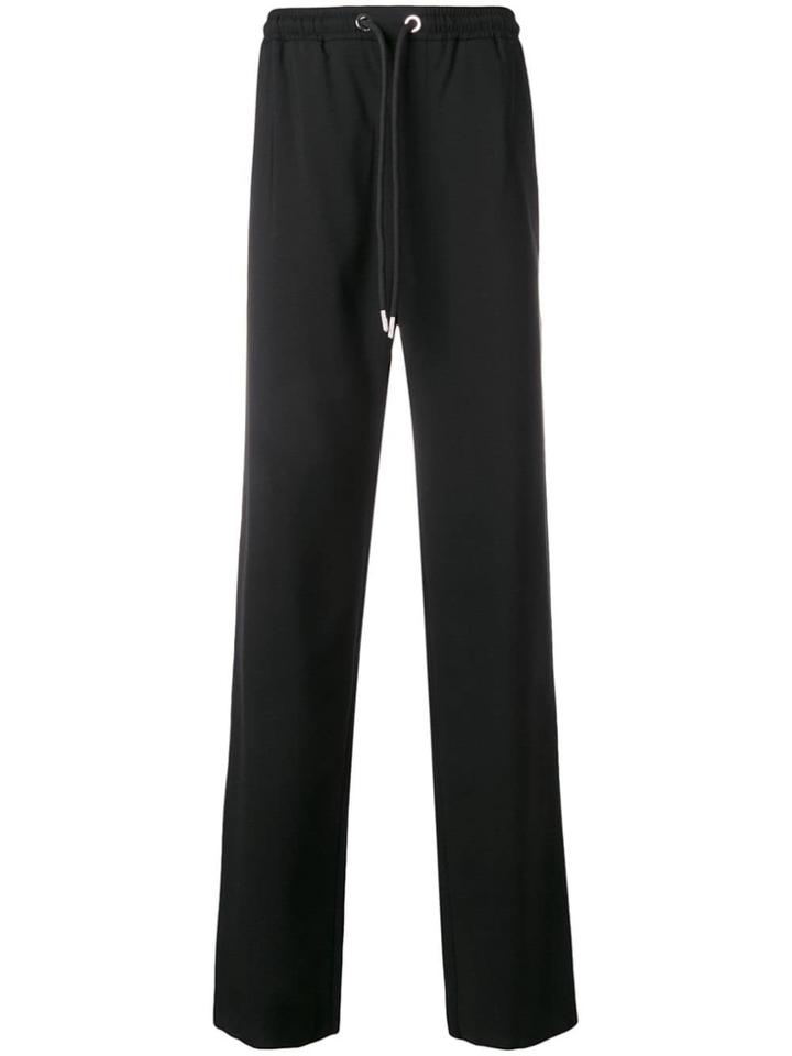 Les Hommes Urban Drawstring Track Trousers - Black