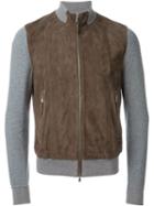 Eleventy Contrast Panel Jacket