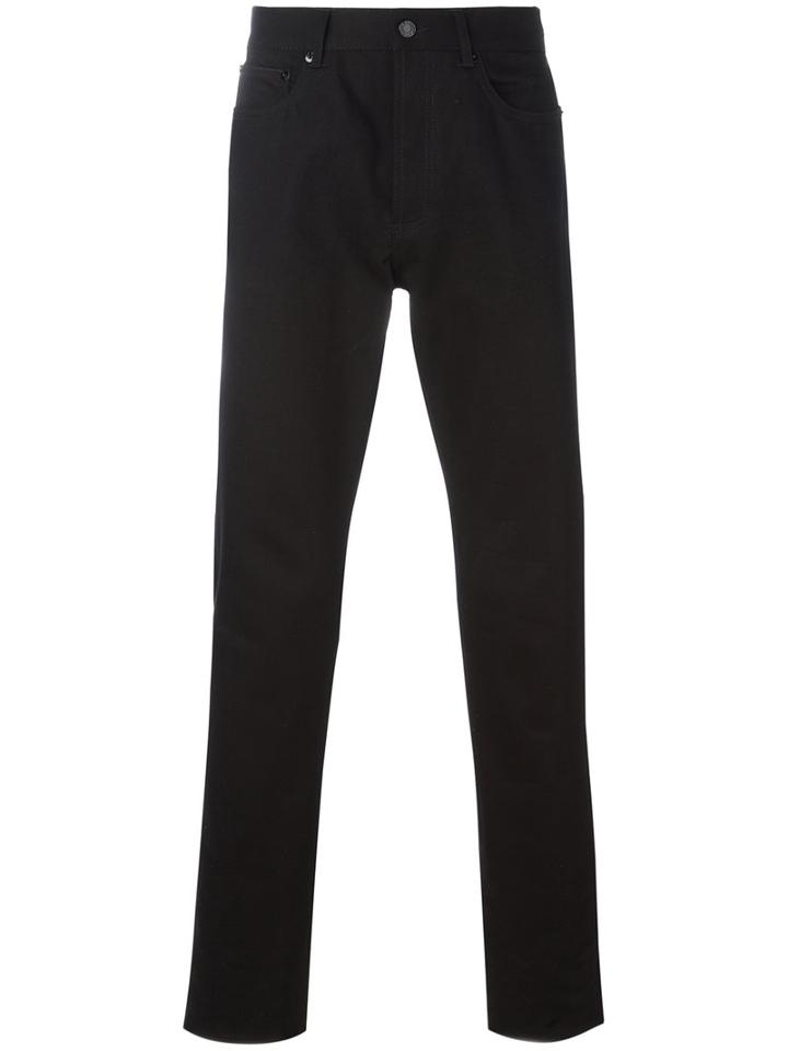Givenchy Cuban-fit Star Patch Jeans, Men's, Size: 34, Black, Cotton