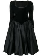 Yves Saint Laurent Pre-owned 1990's Flared Dress - Black