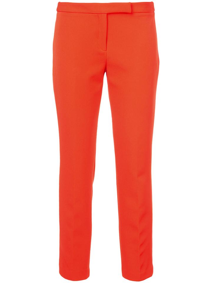 Milly Tailored Fitted Trousers - Yellow & Orange