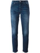7 For All Mankind Slim Fit Jeans, Women's, Size: 30, Blue, Cotton/polyester/viscose/spandex/elastane