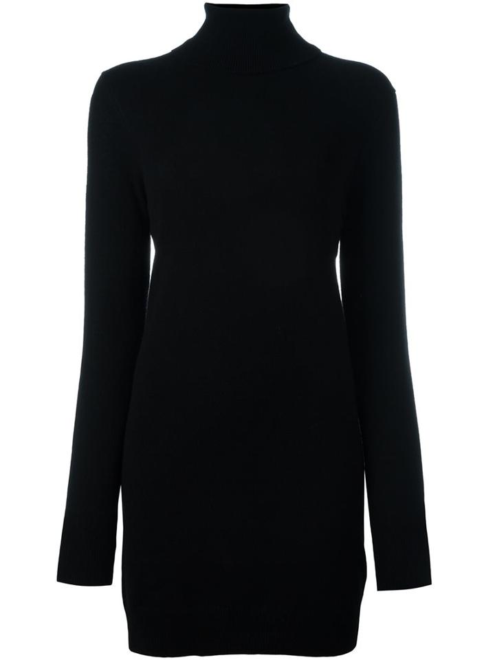 Equipment Turtleneck Dress, Women's, Size: Xs, Black, Cashmere