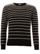 Saint Laurent Striped Crew Neck Sweater