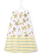 Marni Kids Floral Striped Hem Dress, Girl's, Size: 6 Yrs, White