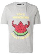 Love Moschino Fruit Power T-shirt - Grey