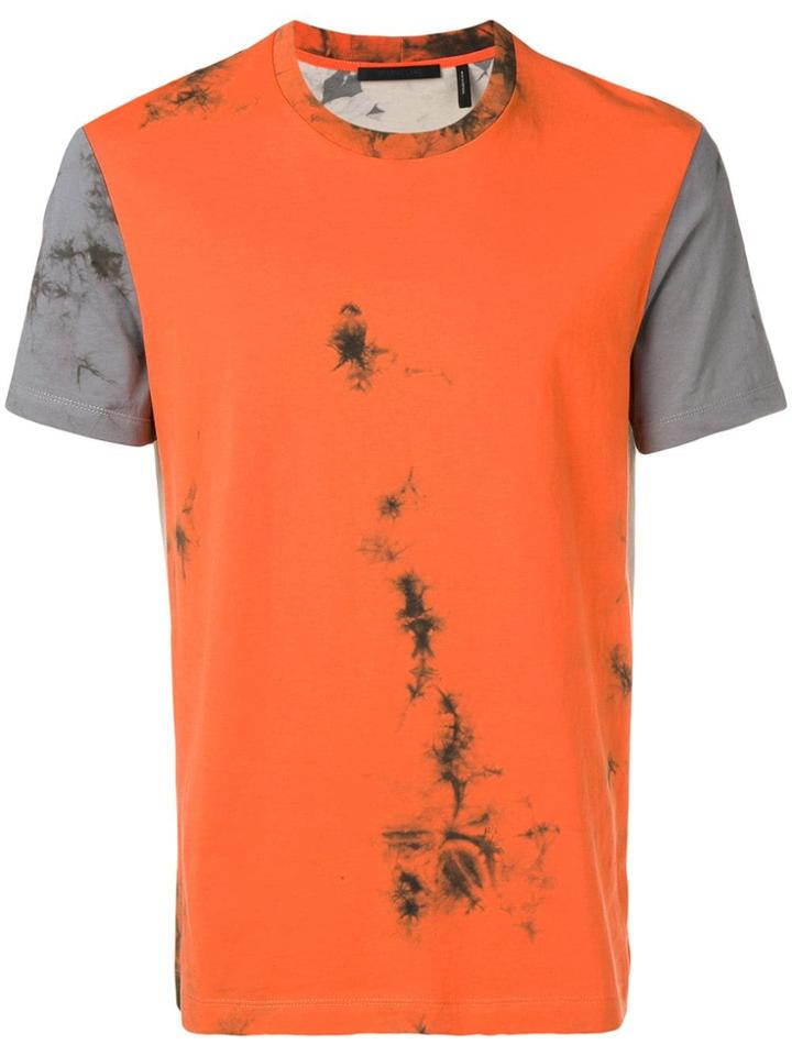 Helmut Lang Tie Dye Logo T-shirt - Orange